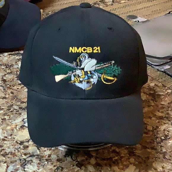 United States Navy NMCB 21 Embroidered Ball Cap - Picture 1 of 10